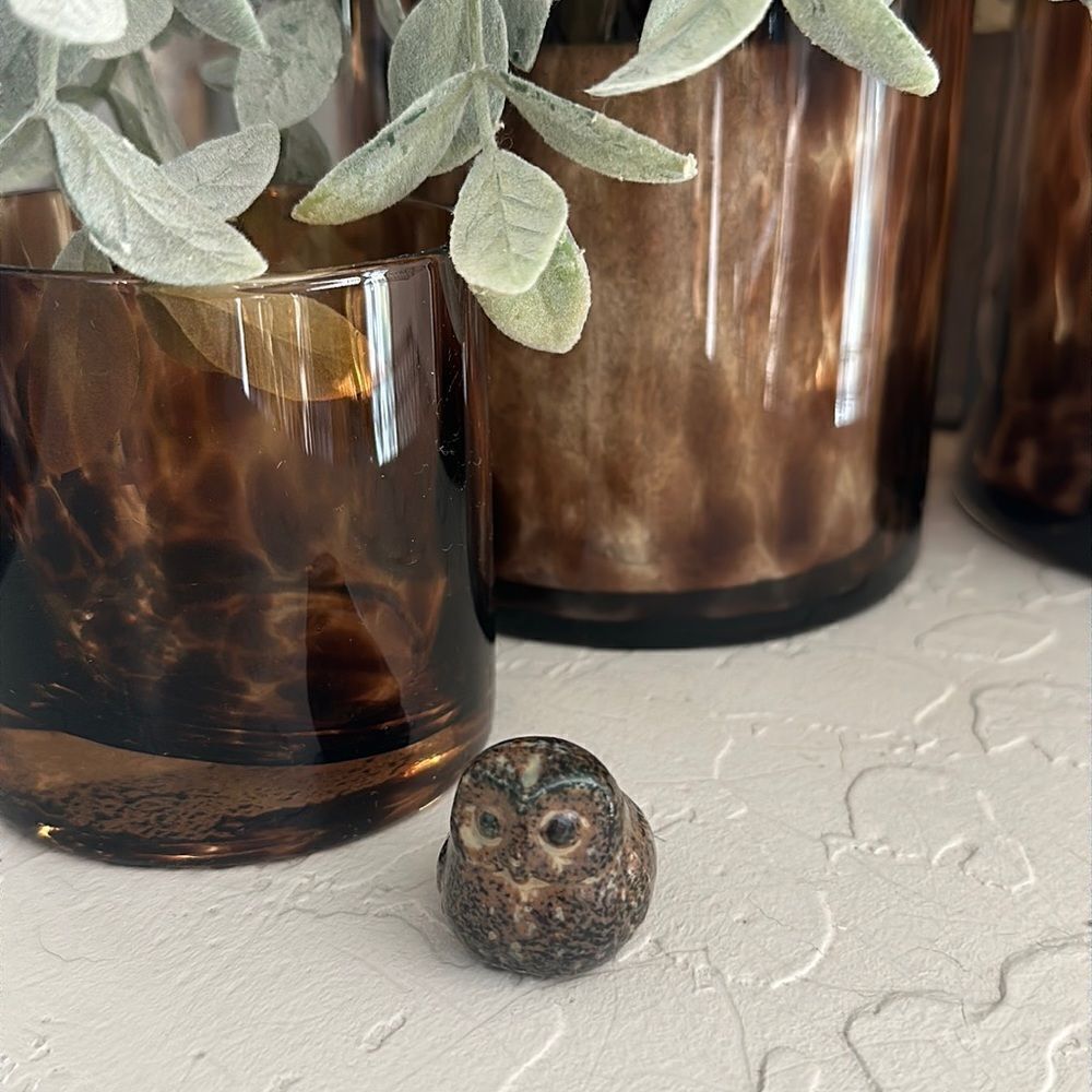 Tiny Vintage Ceramic Owl